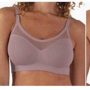 BRAVADO DESIGNS Body Sculpt Sheer Wireless Everyday Bra Dawn -M -New Read